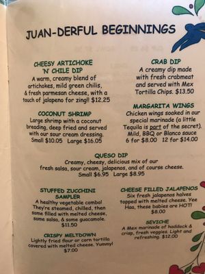 Apps menu at The Mex in Ellsworth