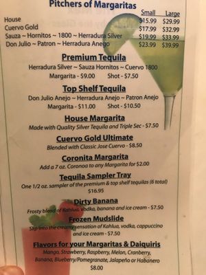 Tequila at The Mex in Ellsworth