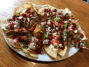 Nacho plate at The Mex in Ellsworth