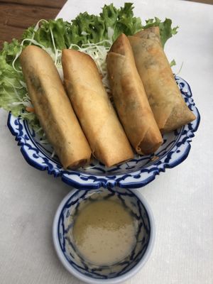 Vegan loempia at BaiYok in Zwolle