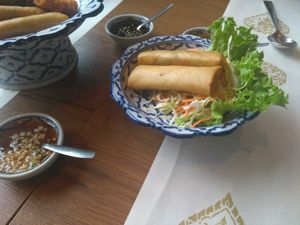 Spring rolls at BaiYok in Zwolle