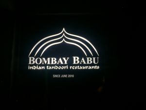 Sign from road  at Bombay Babu in Tenerife