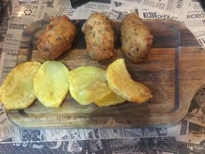 Croquetas de verduras  at Bar Pasaje de Oriente in Sevilla