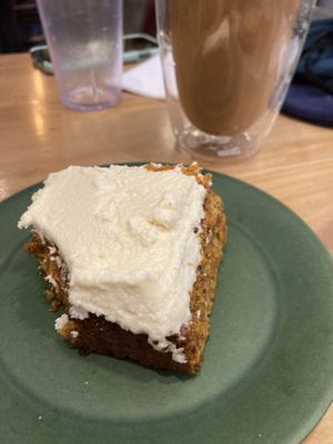 Carrot cake  at The North Branch Cafe in Montpelier