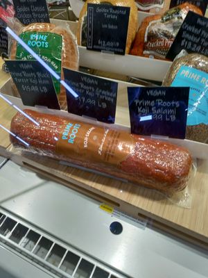 Vegan meat! at Berkeley Bowl in Berkeley