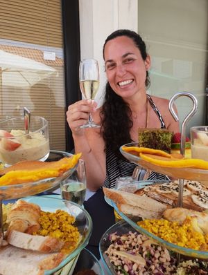 A ser feliz brunchando at Veg & Tal in Sines