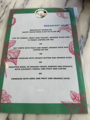 Menu  at Veg & Tal in Sines