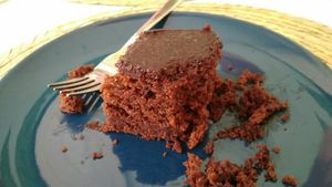 Bolo de Alfarroba! at Veg & Tal in Sines