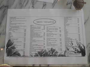 Menu at Veg & Tal in Sines
