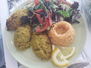 Pasteis de Bicalhau at Veg & Tal in Sines