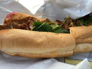 Beaf n cheddar  at Honest Pastures in Virginia Beach