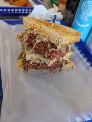 Best Vegan Ruban ever at Honest Pastures in Virginia Beach