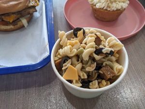 Pasta salad with "veggeroni" (not my favorite personally) at Honest Pastures in Virginia Beach