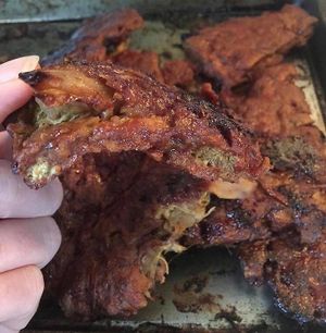 Jackfruit Beaf Ribz , Grill them! Make a VeRib Sandwich with coleslaw... FIRE!  at Honest Pastures in Virginia Beach