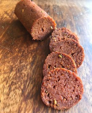 Veggeroni! Add to pizza ... subs... eat it sliced on crackers... do what you want with it... It will be amazing! at Honest Pastures in Virginia Beach