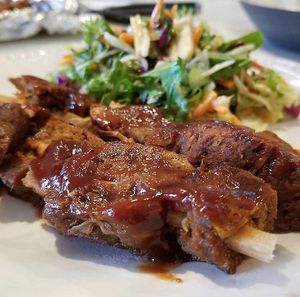 Jackfruit Beaf Ribz  at Honest Pastures in Virginia Beach