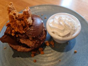 Choc honeycomb at The Carringbush Hotel in Abbotsford