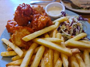 Cauliflower 'wings' at The Carringbush Hotel in Abbotsford