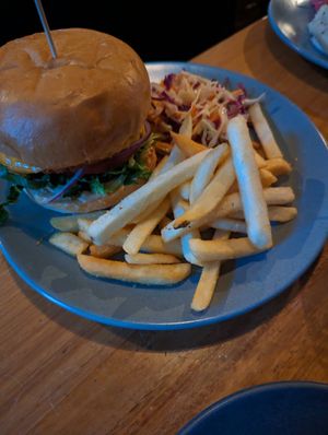 Cheeseburger at The Carringbush Hotel in Abbotsford