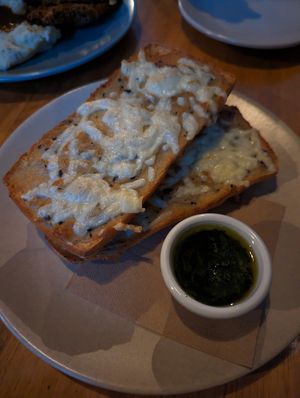 Vegan ciabatta at The Carringbush Hotel in Abbotsford