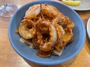 Onion rings  at The Carringbush Hotel in Abbotsford