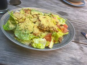 Cesar salad with chicken (a bit too salty?)   at The Carringbush Hotel in Abbotsford