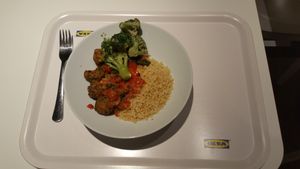 Veggie balls at IKEA in St Gallen