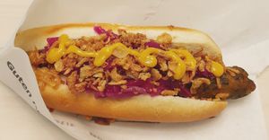 Vegan hot dog at IKEA in St Gallen