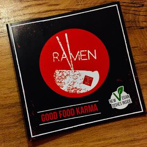 All menu options are clearly labeled if suitable for vegans! at Ramen in Cork
