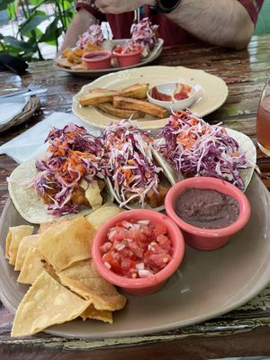 ‘Fish’ tacos  at Coco Calala in Leon