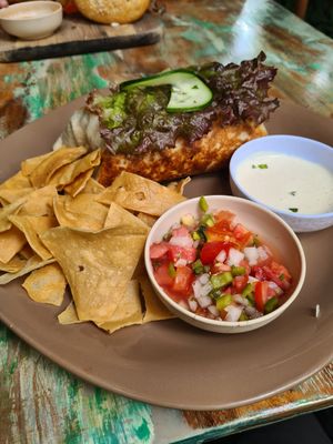 Burrito at Coco Calala in Leon