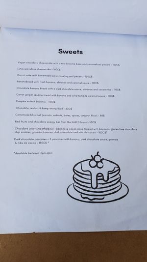 Menu at Coco Calala in Leon
