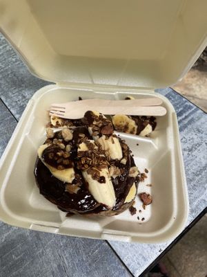 Take away - Dark chocolate Pancakes   at Coco Calala in Leon