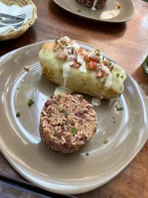 Burrito breakfast   at Coco Calala in Leon