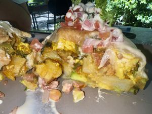 This breakfast burrito slapped  at Coco Calala in Leon