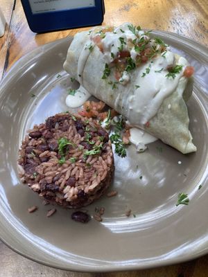 Breakfast burrito   at Coco Calala in Leon