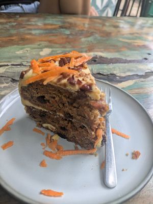 Carrot cake at Coco Calala in Leon