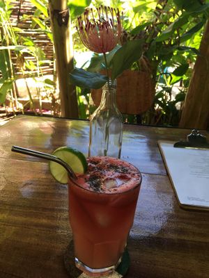 Watermelon Smoothie at Coco Calala in Leon