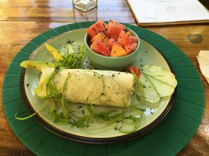 Breakfast Burrito! at Coco Calala in Leon
