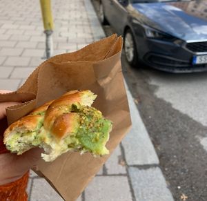 Pistachio roll filling   at Gateau in Stockholm