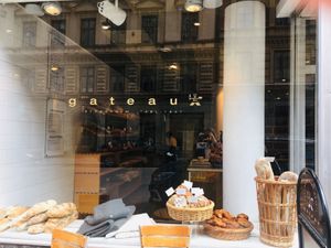 Outside  at Gateau in Stockholm