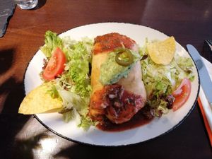 Chimichanga at Hacienda in Darmstadt