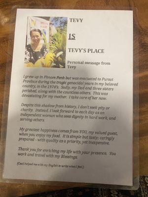   at Tevy's Place in Siem Reap