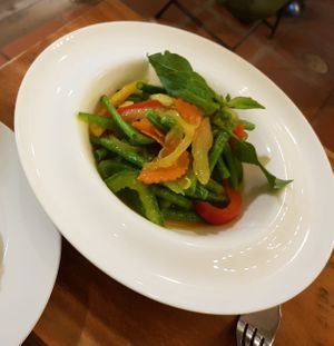 Char kroeung at Tevy's Place in Siem Reap