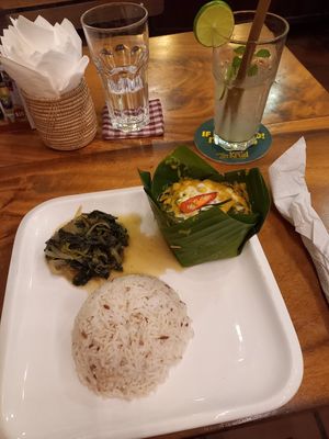 Tofu amok at Tevy's Place in Siem Reap