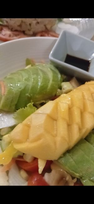 Avocado mango salad at Tevy's Place in Siem Reap