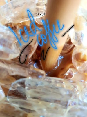 Iced coffee at Tevy's Place in Siem Reap