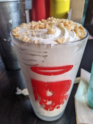 Peanut butter shake at Burgatory in Homestead