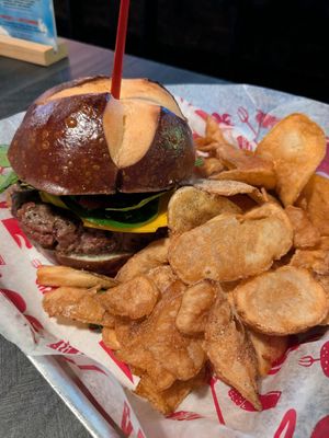 Impossible burger at Burgatory in Homestead