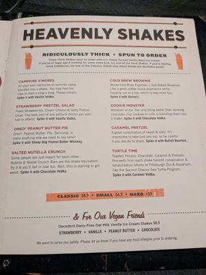 Menu at Burgatory in Homestead